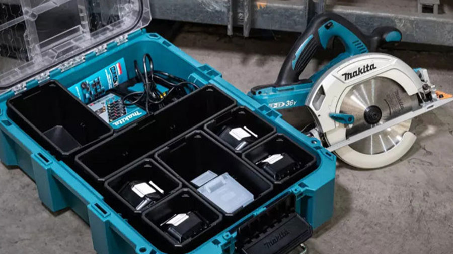 Ensemble de 4 boîtes à outils MAKTRAK Makita MAKTRAKSET4 Ensemble de 4 boîtes à outils MAKTRAK Makita MAKTRAKSET4